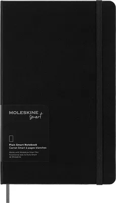 Immagine prodotto di Moleskine Smart Notebook, Sistema di Smart Writing, Smart Notebook con Copertina Rigida, Pagine Bianche e Chiusura Elastica, Formato Large 13 x 21 , Colore Nero