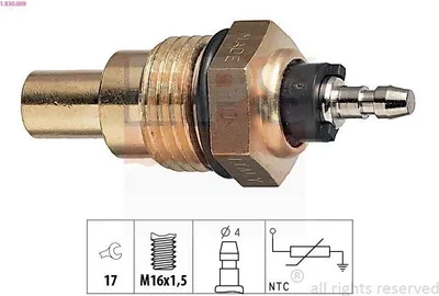 Immagine prodotto di EPS 1.830.009 Sensore della temperatura del liquido di raffreddamento per MAZDA 626 III (GD), per SUZUKI Samurai SUV (SJ), per HONDA CIVIC III Hatchback (AL, AJ, AG, AH)