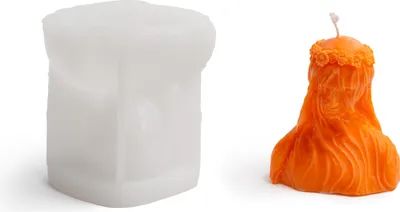 Produktbild von Silikon-Kerzenform Braut 8,4 x 6,6 x 9 cm