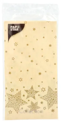 Obrázek produktu pro Papstar Tischdecke creme Christmas Shine 120 x 180cm 88668