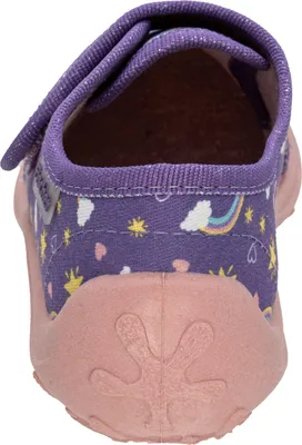 Produktbild von Fischer Kinder Hausschuh für Mädchen mit fantasievollem Pferd Motiv Boogy 652333, Größe:28 EU, Farbe:Lila