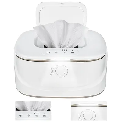 Produktbild von Feuchttuch-Heizbox für Babys,Feuchttuchwärmer,Tücher schnell auf 50–60°C,3 Temperaturstufen,dimmbares Nachtlicht,große Kapazität,ideal für Nachtpflege