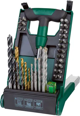 Produktbild von PARKSIDE® Bohrer- und Bitsatz (Bohrer und Bitsatz 50 tlg.)