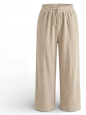 Produktbild von Sommerhose weites Bein Schlupfhose Gummibund 36 38 40 42 44 Damen