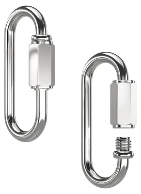 M6 Schroffkarabiner für Hängematte, Schlüsselanhänger