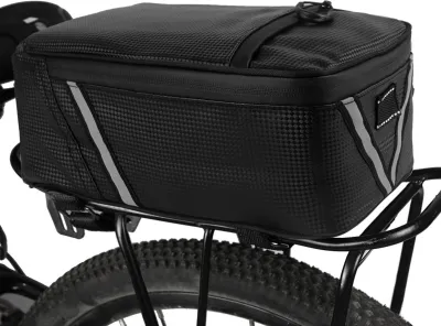 Produktbild von 5L Fahrrad-Gepaecktraegertasche Wasserdichte Fahrrad-Kofferraumtasche Radfahren Fahrrad E-Bike Ruecksitztasche Packtasche