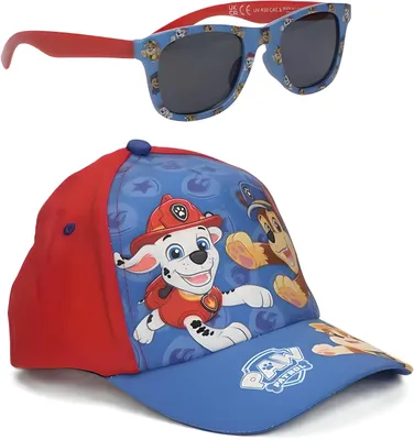 Produktbild von Paw Patrol Sonnenbrille & Baseballkappe | Kinder-Accessoire-Set Leichter Sonnenhut & UV400-Sonnenbrille für den Sommerurlaub am Strand