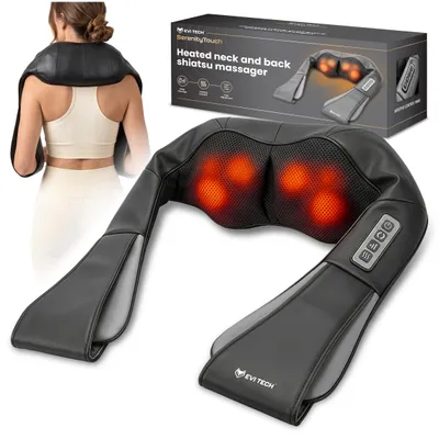Zdjęcie produktu dla Masażer Szyi Karku Podgrzewany Pas Masujący Do Masażu Pleców Ramion Shiatsu