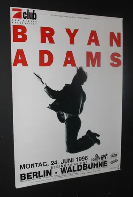 Image de Bryan ADAMS - 1996 - Berlin - Affiche Poster - 59x84cm