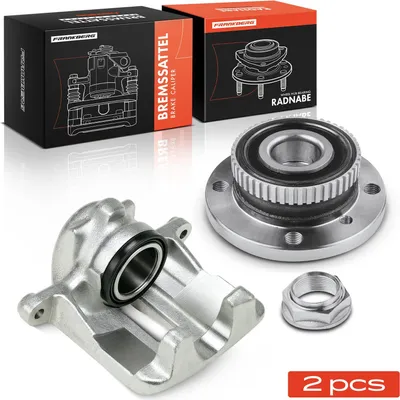 Produktbild von Frankberg 1x Bremssattel + 1x Radnabe Vorderachse Links für BMW 3er E30 316 318 320 323 324 325 1982-1994