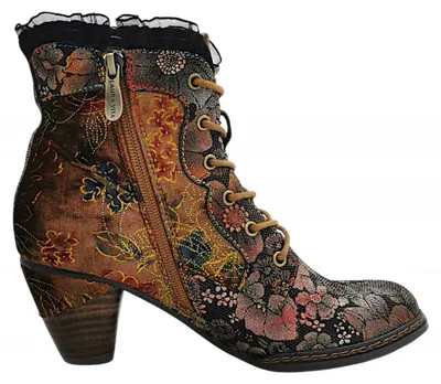 Productafbeelding van Laura Vita Damenschuhe Schnürstiefelette Metallic Freizeit