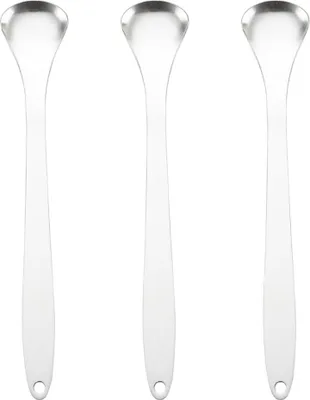 Produktbild von 3er-Pack Zungenschaber, Zungenreiniger aus Edelstahl, reduziert Mundgeruch