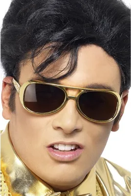 Produktbild von Elvis Presley Sonnenbrille in Gold