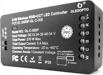 Produktbild von Gledopto ZigBee RGB + CCT LED-Controller