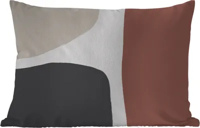 Produktbild von MuchoWow® Outdoor Kissen - Pastell - Abstrakt - Design - 50x30 cm - Wetterfest - Lounge Kissen - Sofa kissen - Wohnzimmer Dekoration