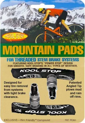 Produktbild von Kool-Stop Bremsschuhe Mountain Pads Universalbeläge MTB Bremsbeläge 1 Paar
