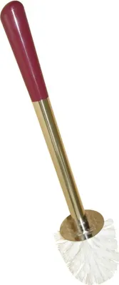 Produktbild von Sanwood Coppa altrosa  6402481  WC Weiß Bürstenkopf mit Edelstahl Griff WC Bürste rostfreie Klobürste - Ersatztoilettenbürste - Ersatzklobürste