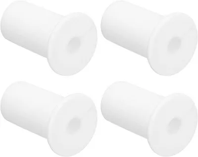 Immagine prodotto di Set di passacavi in silicone bianco da 3/4 di pollice, 4 pezzi