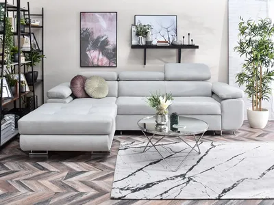 Zdjęcie produktu dla Sofa narożna EVELING - szara