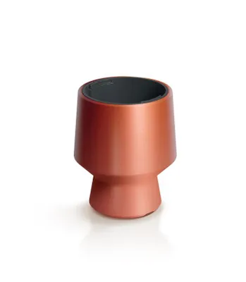 Image de Jardinière élégante avec surface lisse et base conique surélevée - Disponible en plusieurs couleurs