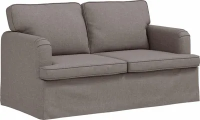 Image de Canapé vidaXL taupe 144 x 80 x 85 cm en tissu