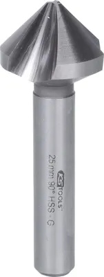 Obrázek produktu pro KS Tools 336.0071, Vrtačka, Začišťovací vrták, Rotace po směru hodinových ručiček, 2,5 cm, 67 mm, Kov, Neželezité kovy, Ocel