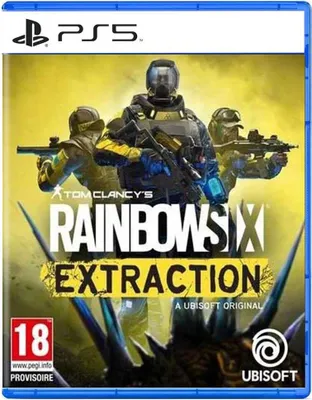 The cover art for the video game Tom Clancy's Rainbow Six Extraction for PlayStation 5.