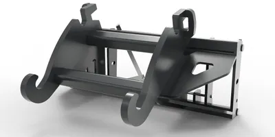 Produktbild von Joma-Tech Adapter von Bagger auf Euroaufnahme, Euroadapter Verachtert CW20/30/40 mechanische Verriegelung