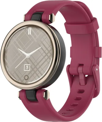 Produktbild von Strap-it Garmin Lily Armband Silikon (Weinrot)