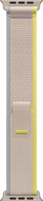 Image de Bracelet Apple Trail Loop pour Apple Watch | 44/45/46/49 mm - Taille M/L - Jaune / Beige