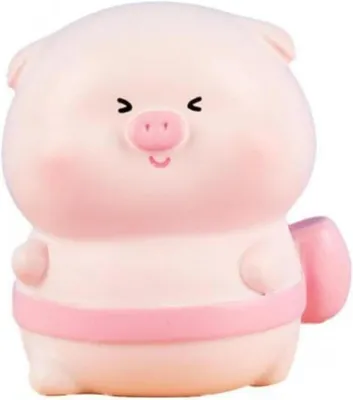 Produktbild von Schweinefigur – Miniaturdekoration – Tischdekoration – Wasserdichtes Harzmateriał – 4 cm x 4,5 cm x 5 cm