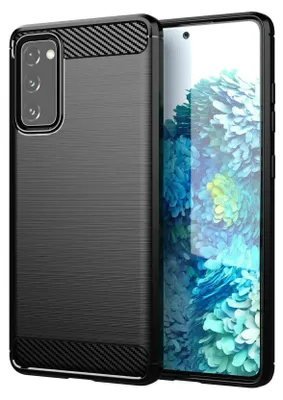 Produktbild von TPU Hülle für Samsung Galaxy S20 FE Handy Schutzhülle Carbon Optik Schutz Case
