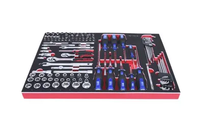 Produktbild von KS Tools 711.0118, Steckschlüssel-Satz, 118 Kopf/Köpfe, 6,16 kg