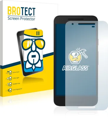 Produktbild von BROTECT Schutzglas für LG Nexus 5X Schutzfolie Panzer Folie Glas Display Schutz klar