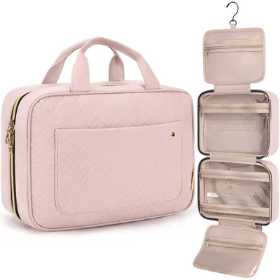 Produktbild von Kulturbeutel kulturtasche Damen, Kulturtasche zum Aufhängen, Toiletry Bag Kosmetiktasche Reise Waschtasche Transparent für Makeup,Toilettenartikel