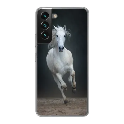 Produktbild von MuchoWow® Handyhülle Schutzhülle Hülle für Samsung Galaxy S22 Pferd - Pilz - Sand Silikon Softcase Handy Hülle - Mobiltelefonhülle