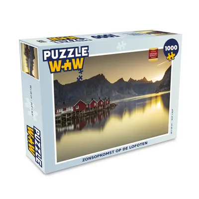 Obrázok produktu pre MuchoWow® Puzzle 1000 ks Východ slnka na Lofotoch