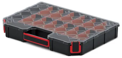 Produktbild von Werkzeug Organizer robust mit Trennern und Tragegriff flach (6,0) 40 cm lang