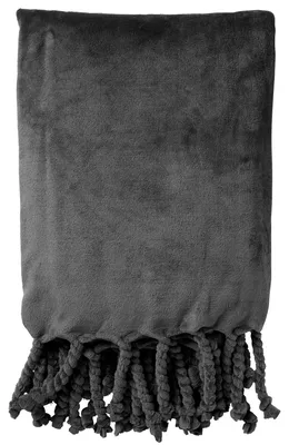 Produktbild von Dutch Decor Wohndecke Flanell-Fleece Florijn 150x200 cm Grau