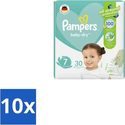 Obrázok produktu pre Pampers – Plienky – Active Baby Dry Veľkosť 7 – 30 plienok – Výhodné balenie – 10 kusov