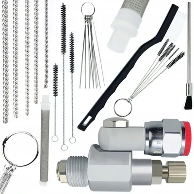 Imagen del producto de Set de Limpieza para Pulverizador Airless – Valvula CleanShot + Varillas + Filtro 60 Mesh | Precision y Durabilidad