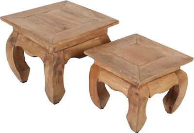 Produktbild von Orientalische Opiumtische Natur 2er Set