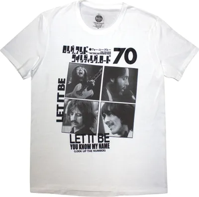 Obrázek produktu pro The Beatles - Tričko "1970" pro muže/dámy Uni RO13781 (L) (Bílá)