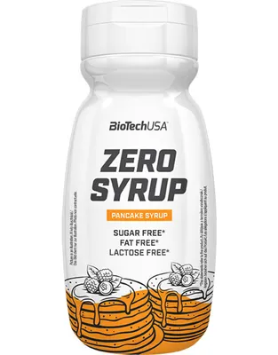 Obrázok produktu pre BioTech USA Zero Syrup 320 ml okolda / Ochucovadl a sladidl / Chutn nzkokalorick sirup bez cukru a tuku