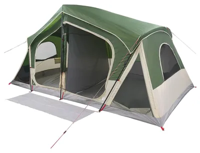 Image de Tente cabane vidaXL verte 480 x 273 x 205 cm en polyester et acier