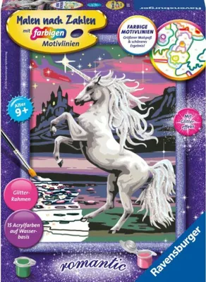 Zdjęcie produktu dla Ravensburger 28563, 1 stron(y), Dołączone farby, Chłopak, dziewczyna, Zestaw do kolorowania według numerów