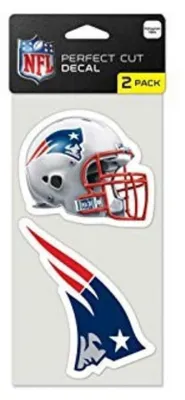 Produktbild von New England Patriots 2er Set Aufkleber