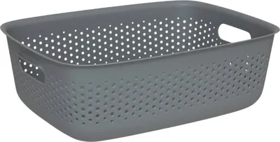 Produktbild von Korb "tila" 10l grau aus kunststoff - 5 five simply smart