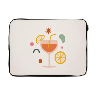 Produktbild von MuchoWow® Laptop Hülle 14 ZollCocktail - Abstrakt - Sommer Laptoptasche - Laptoptasche - Stoßsicher - Schutzhaube