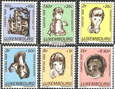 Produktbild von Briefmarken Luxemburg 1968 Mi 779-784 (kompl.Ausg.) FDC Caritas